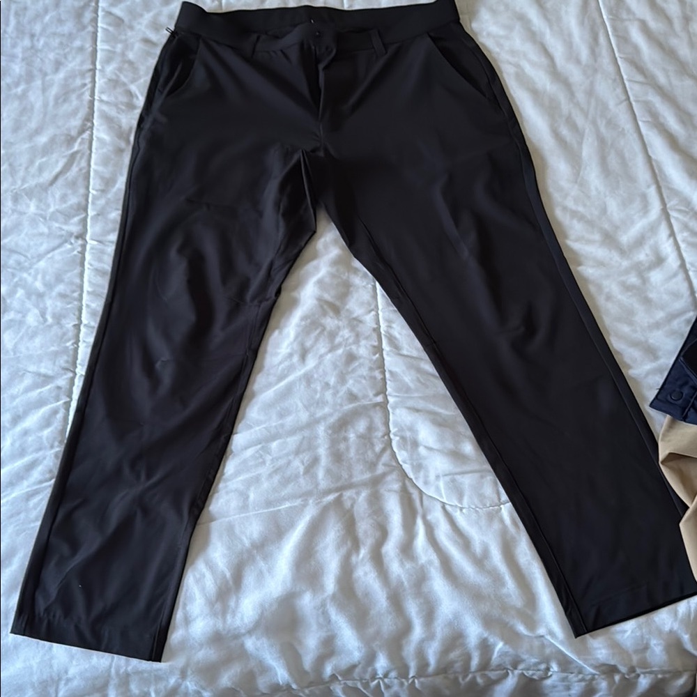 Fabletics Black Dress Pants Elegant Straight-Leg